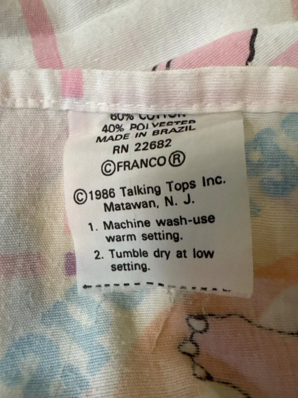 Talking Tops 1986 talking